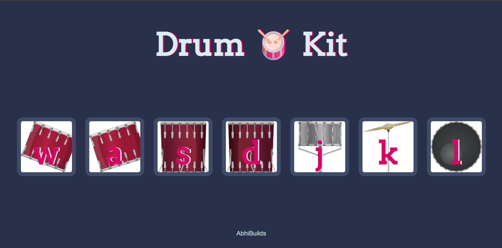 Screenshot of Drum Kit